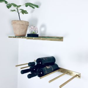 Vinranken i kobber eller messing